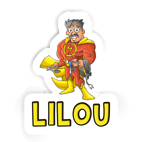 Sticker Electrician Lilou Notebook Sticker Electrician Lilou Gift package Image