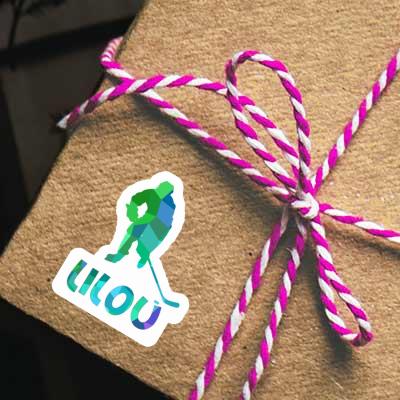 Sticker Hockey Player Lilou Notebook Sticker Hockey Player Lilou Notebook Image