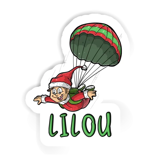 Autocollant Lilou Parachutiste Autocollant Lilou Parachutiste Image
