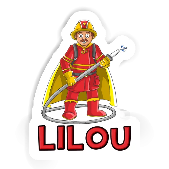 Sticker Firefighter Lilou Laptop Sticker Firefighter Lilou Laptop Image