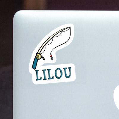 Lilou Sticker Fishing Rod Notebook Lilou Sticker Fishing Rod Gift package Image