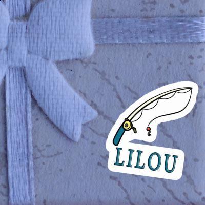 Lilou Sticker Fishing Rod Notebook Lilou Sticker Fishing Rod Gift package Image