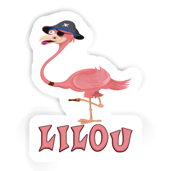 Sticker Lilou Flamingo Notebook Sticker Lilou Flamingo Gift package Image