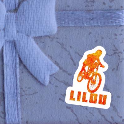 Lilou Sticker Freeride Biker Notebook Image