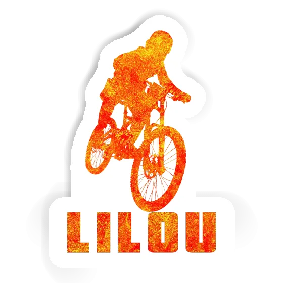 Lilou Autocollant Freeride Biker Notebook Lilou Autocollant Freeride Biker Notebook Image