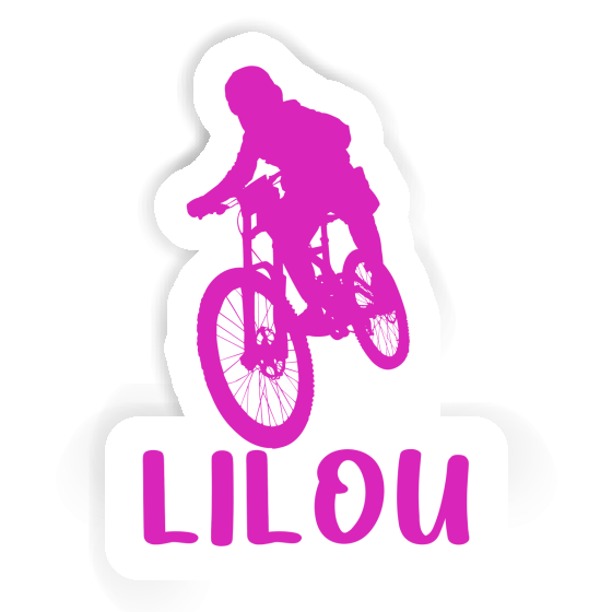 Sticker Lilou Freeride Biker Notebook Sticker Lilou Freeride Biker Gift package Image