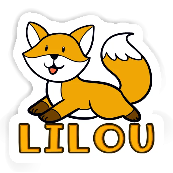 Fox Sticker Lilou Notebook Image
