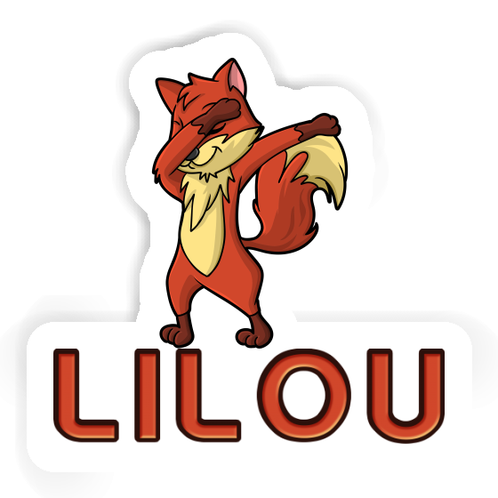 Sticker Lilou Dabbing Fox Notebook Sticker Lilou Dabbing Fox Notebook Image