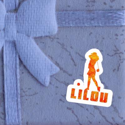 Golferin Aufkleber Lilou Gift package Image