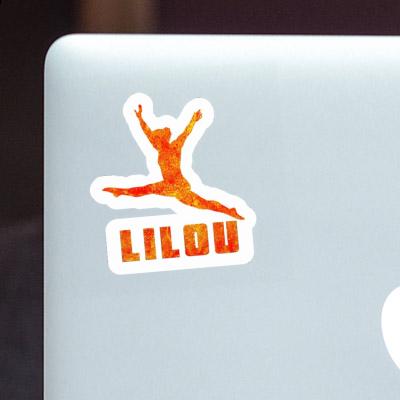 Aufkleber Gymnastin Lilou Laptop Aufkleber Gymnastin Lilou Laptop Image