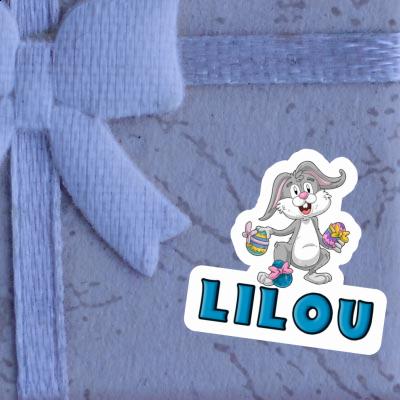 Aufkleber Lilou Osterhase Notebook Image