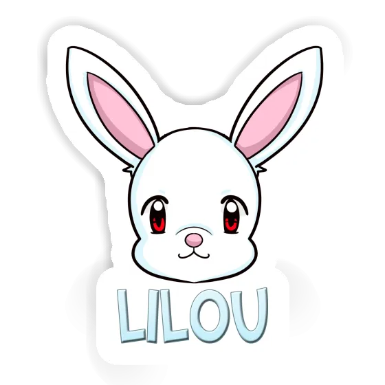 Aufkleber Lilou Hase Notebook Image