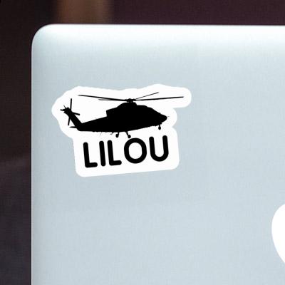 Lilou Autocollant Hélicoptère Notebook Lilou Autocollant Hélicoptère Gift package Image