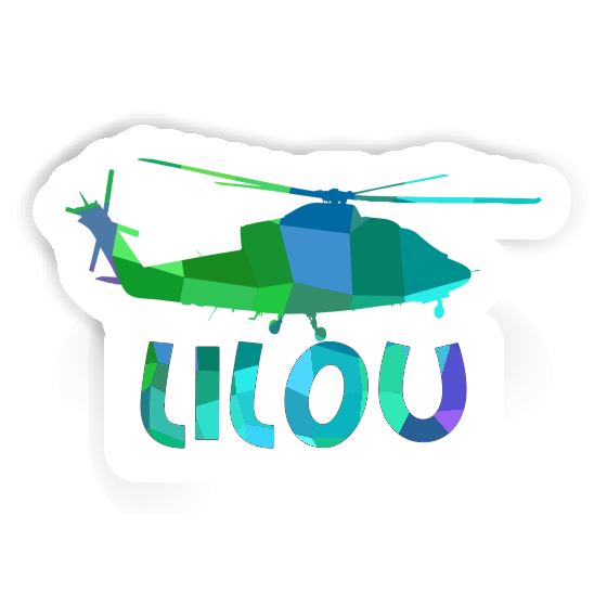 Aufkleber Helikopter Lilou Laptop Image