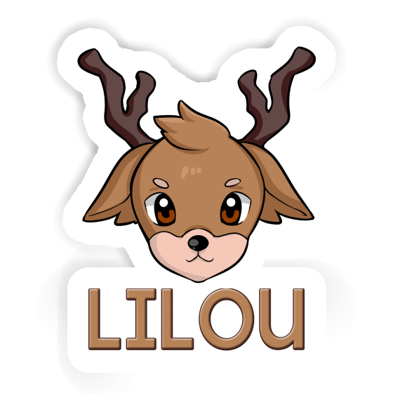 Sticker Lilou Deerhead Notebook Sticker Lilou Deerhead Gift package Image