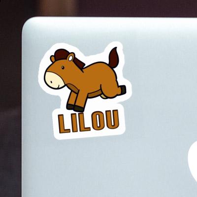 Lilou Autocollant Cheval Notebook Lilou Autocollant Cheval Gift package Image