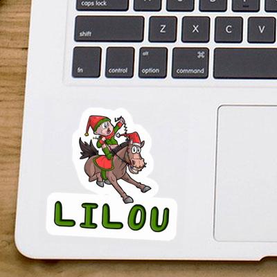 Lilou Autocollant Cheval Laptop Image