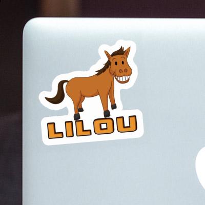 Autocollant Lilou Cheval sourire Gift package Image