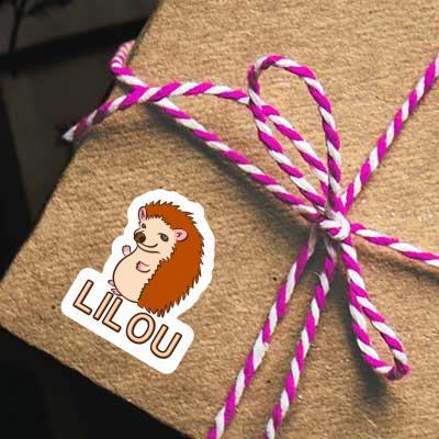 Hedgehog Sticker Lilou Laptop Image