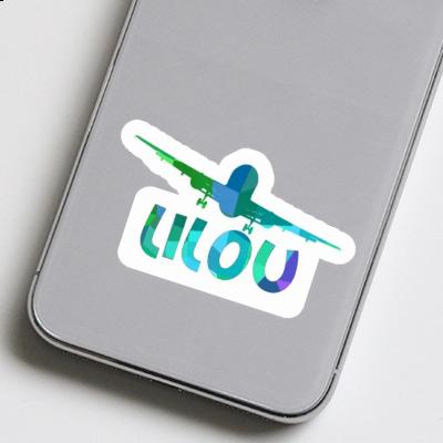 Sticker Lilou Flugzeug Laptop Sticker Lilou Flugzeug Laptop Image