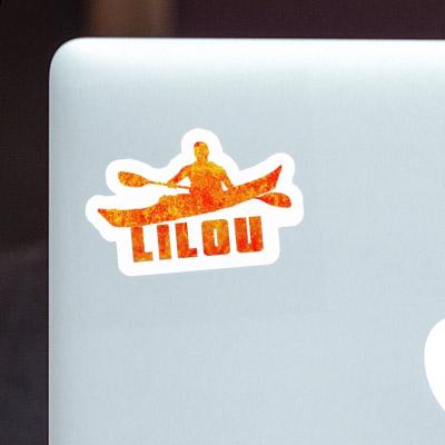 Sticker Kayaker Lilou Laptop Image