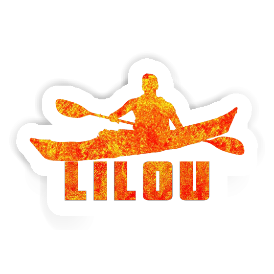 Kajakfahrer Aufkleber Lilou Notebook Kajakfahrer Aufkleber Lilou Notebook Image