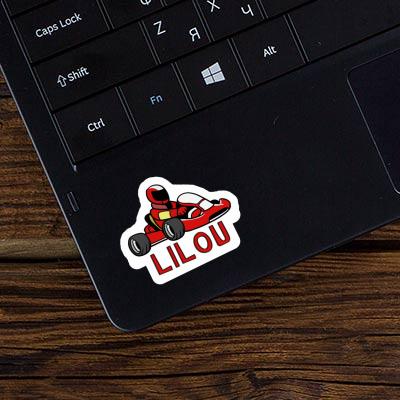 Kart Sticker Lilou Notebook Kart Sticker Lilou Gift package Image