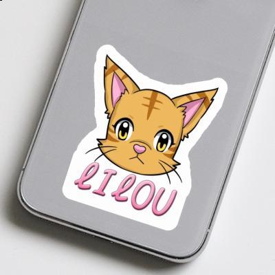 Sticker Katzenkopf Lilou Notebook Sticker Katzenkopf Lilou Gift package Image