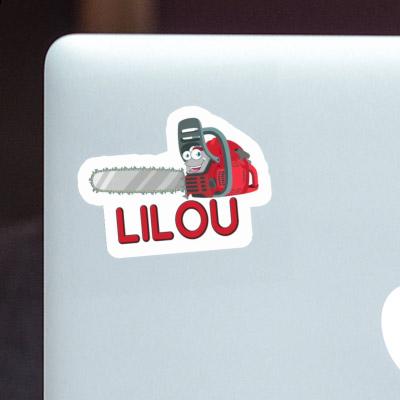 Autocollant Lilou Tronçonneuse Notebook Image