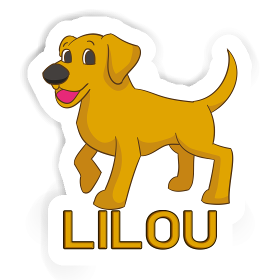 Lilou Autocollant Labrador Notebook Lilou Autocollant Labrador Gift package Image