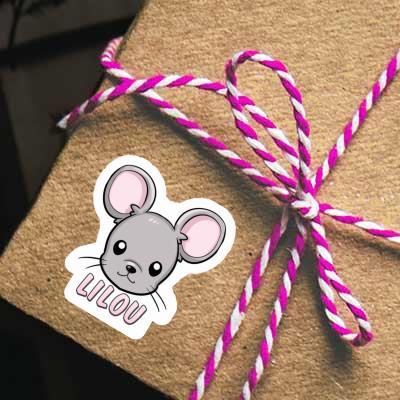 Lilou Autocollant Tête de souris Notebook Lilou Autocollant Tête de souris Notebook Image