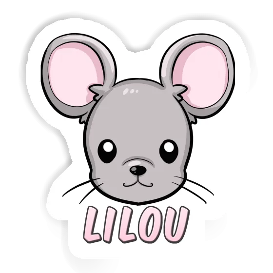 Lilou Autocollant Tête de souris Lilou Autocollant Tête de souris Image