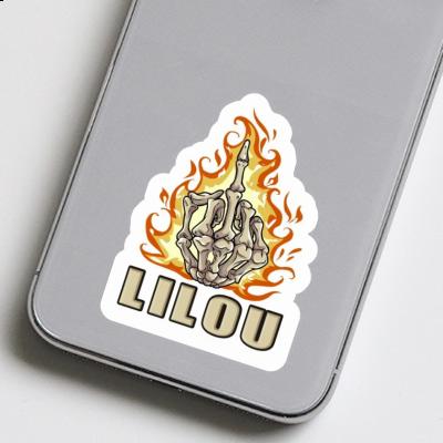 Sticker Lilou Middlefinger Notebook Sticker Lilou Middlefinger Gift package Image