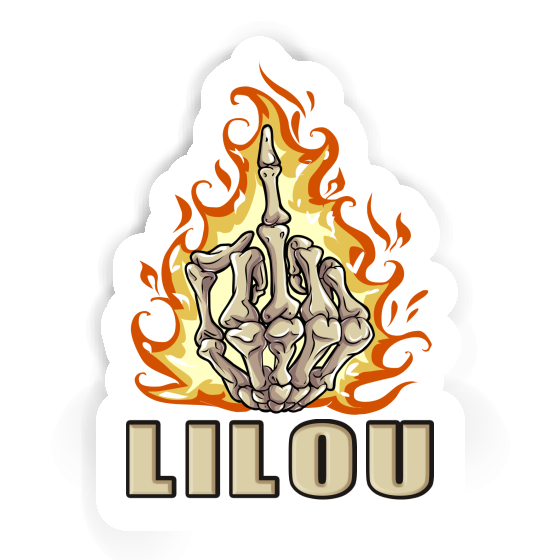 Sticker Lilou Middlefinger Sticker Lilou Middlefinger Image