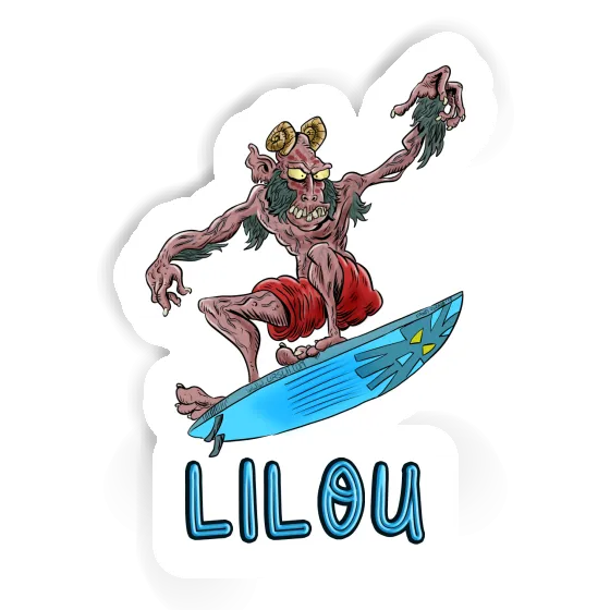 Surfeur Autocollant Lilou Surfeur Autocollant Lilou Image