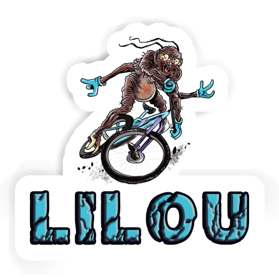 Lilou Sticker Biker Notebook Lilou Sticker Biker Gift package Image
