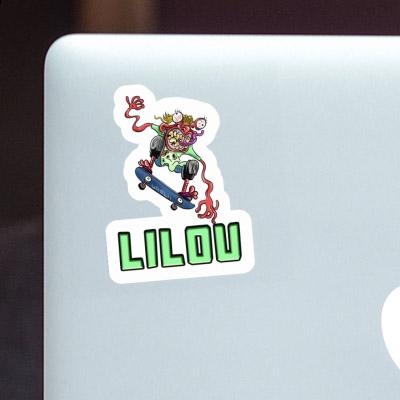 Sticker Lilou Skateboarder Notebook Sticker Lilou Skateboarder Gift package Image
