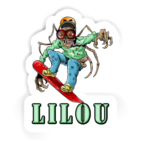 Lilou Autocollant Freerider Laptop Lilou Autocollant Freerider Laptop Image