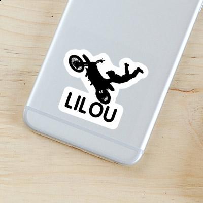 Autocollant Motocrossiste Lilou Notebook Autocollant Motocrossiste Lilou Notebook Image
