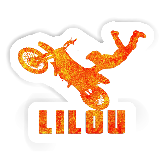 Motocrossiste Autocollant Lilou Motocrossiste Autocollant Lilou Image