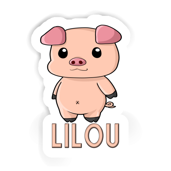 Sticker Piglet Lilou Notebook Sticker Piglet Lilou Gift package Image