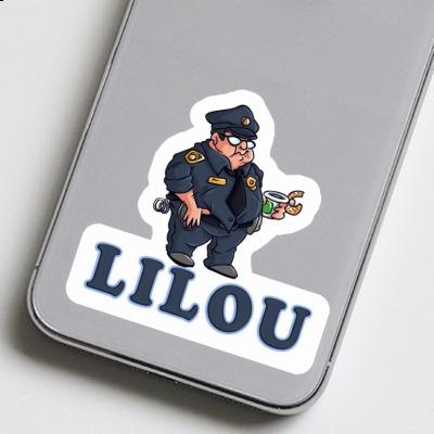 Lilou Autocollant Policier Notebook Lilou Autocollant Policier Notebook Image