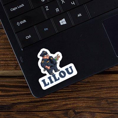 Lilou Autocollant Policier Notebook Lilou Autocollant Policier Gift package Image