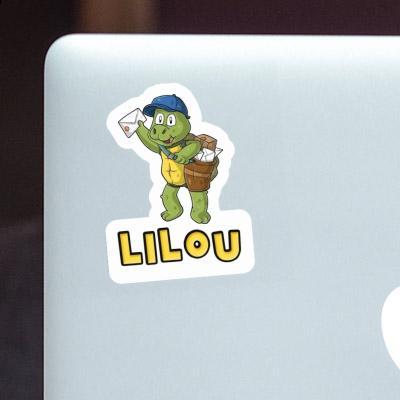 Autocollant Lilou Postier Laptop Autocollant Lilou Postier Laptop Image