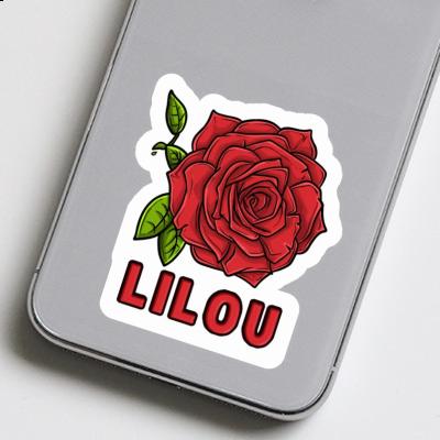 Lilou Autocollant Fleur de rose Notebook Lilou Autocollant Fleur de rose Gift package Image