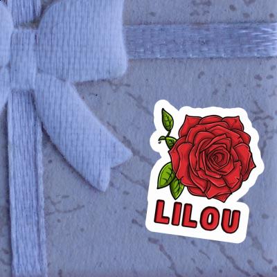 Lilou Autocollant Fleur de rose Notebook Lilou Autocollant Fleur de rose Notebook Image
