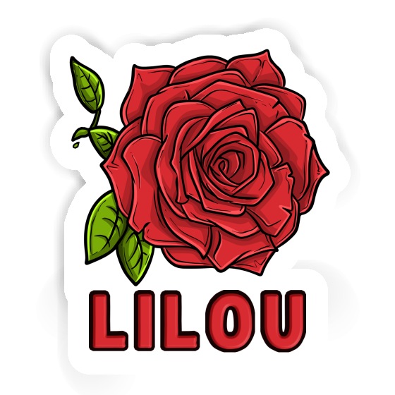 Lilou Autocollant Fleur de rose Lilou Autocollant Fleur de rose Image