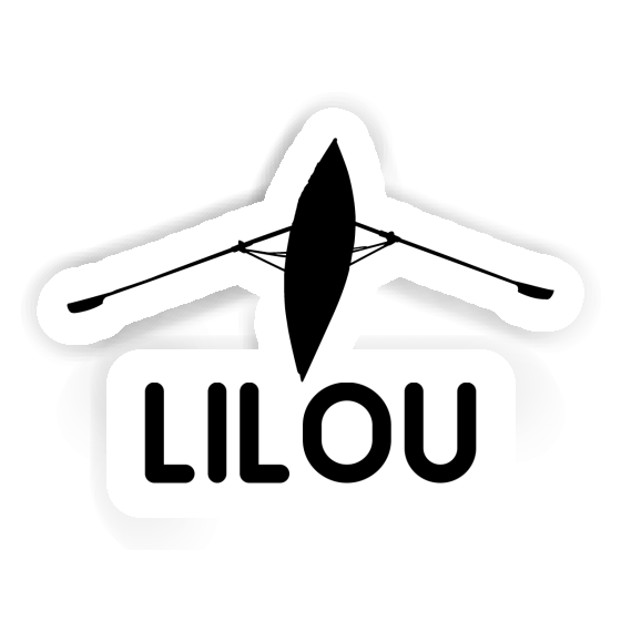 Lilou Autocollant Bateau à rames Laptop Lilou Autocollant Bateau à rames Laptop Image