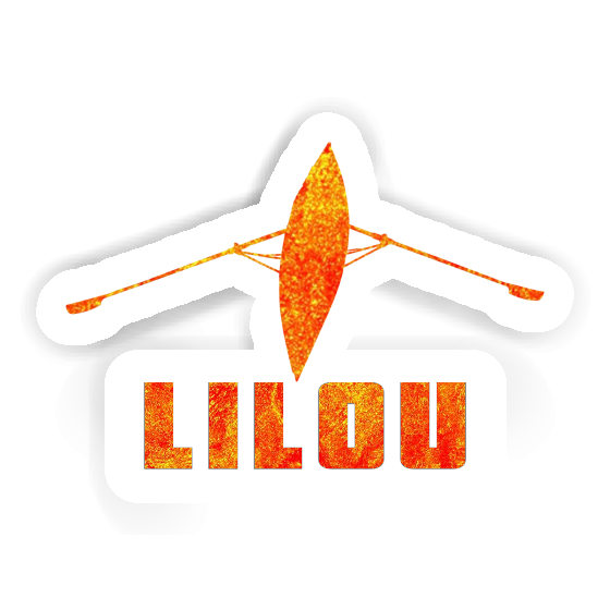 Lilou Autocollant Bateau à rames Lilou Autocollant Bateau à rames Image