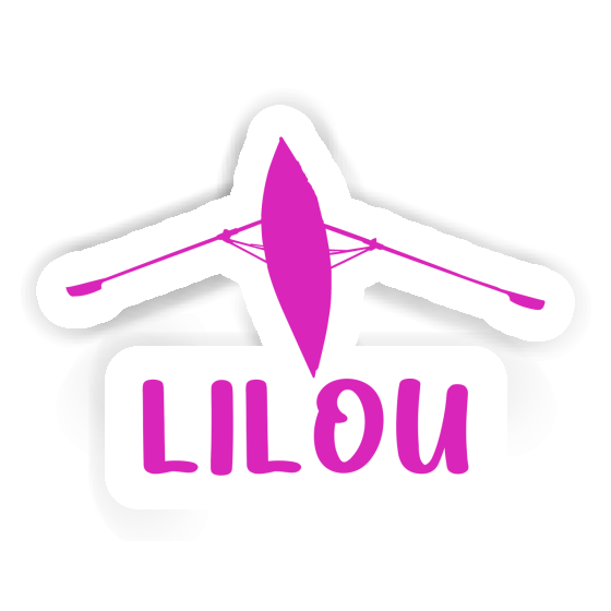 Autocollant Bateau à rames Lilou Autocollant Bateau à rames Lilou Image
